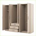 thumbnail image 6 of Chests & Wardrobes, Modern 6-Door with Big Drawers | Brown | MDF, 6 of 15
