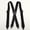 black, variant on Professional Men's Suspenders with Robust Metal Clips, Adjustable X-Back Elastic Braces Suitable for Heavy-Duty Work Trousers and Formal Events 4x120cm