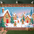 thumbnail image 6 of Festive Design Happy Christmas Greeting Banner Decorative Elements Holiday Theme New Year Celebration for Holiday Party Indoor Decoration Family Gathering, 6 of 9