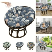 Eurhowing 48-inch Papasan Cushion Pad, Waterproof Papasan Chair Cushion Replacement, Indoor/Outdoor Round Chair Cushion for Floor Reading Nook