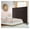 Brown, variant on Room Divider 6ft Single Panel, Rolling Privacy Screen - White/Gray/Brown, Metal Frame, Portable Folding Partition for Home Office