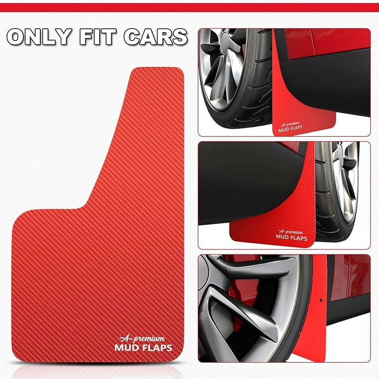 Red mudguards hotsell
