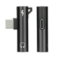 thumbnail image 3 of A 2 Uds USB C A Adaptador De Audio De 3,5mm 2 En 1 Carga De Audio USB C A Conector De Audio ABS USB C A AudioJack Para Tableta De Teléfono, 3 of 7