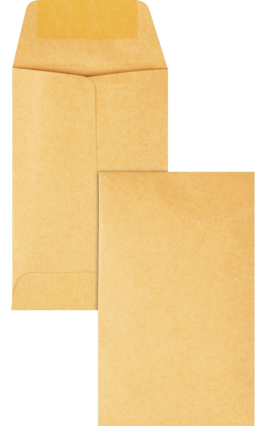 Credit Cards 3.125 x 5.5 inches Brown Kraft Envelopes Classic Small Parts Envelopes with Self Adhesive Gummed Flap for Coins Seeds Cash Xxcxpark 500 PCS #5 Coin Envelopes