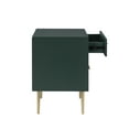 thumbnail image 2 of Linon Galena 2-Drawer Nightstand, Dark Green, 2 of 15