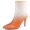 Orange&White, variant on Women's Rhinestone Ankle Boots Pointed Toe Stiletto High Heel Dressy Colorful Gradient Fashion Booties Dress Boots for Party & Special Occasions