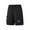 Black, variant on Mens Shorts Solid Color Training Elastic Waist Pocket Bermuda Shorts Khaki L
