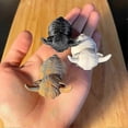 thumbnail image 4 of Cute Highlands Cow Figurine, Handmade Cow Ornament Decorations Highlands Cow Mini Statue H, 4 of 4