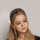 thumbnail image 4 of unbranded De Novia Con Hojas Y Rhinestones En Color Plata Para Bodas, 4 of 8