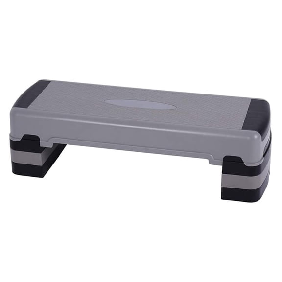 Step Platform, 35'' Adjustable Exercise Equipment Aerobic Stepper with 6" - 8" - 10" Risers for Fitness & Exercise
