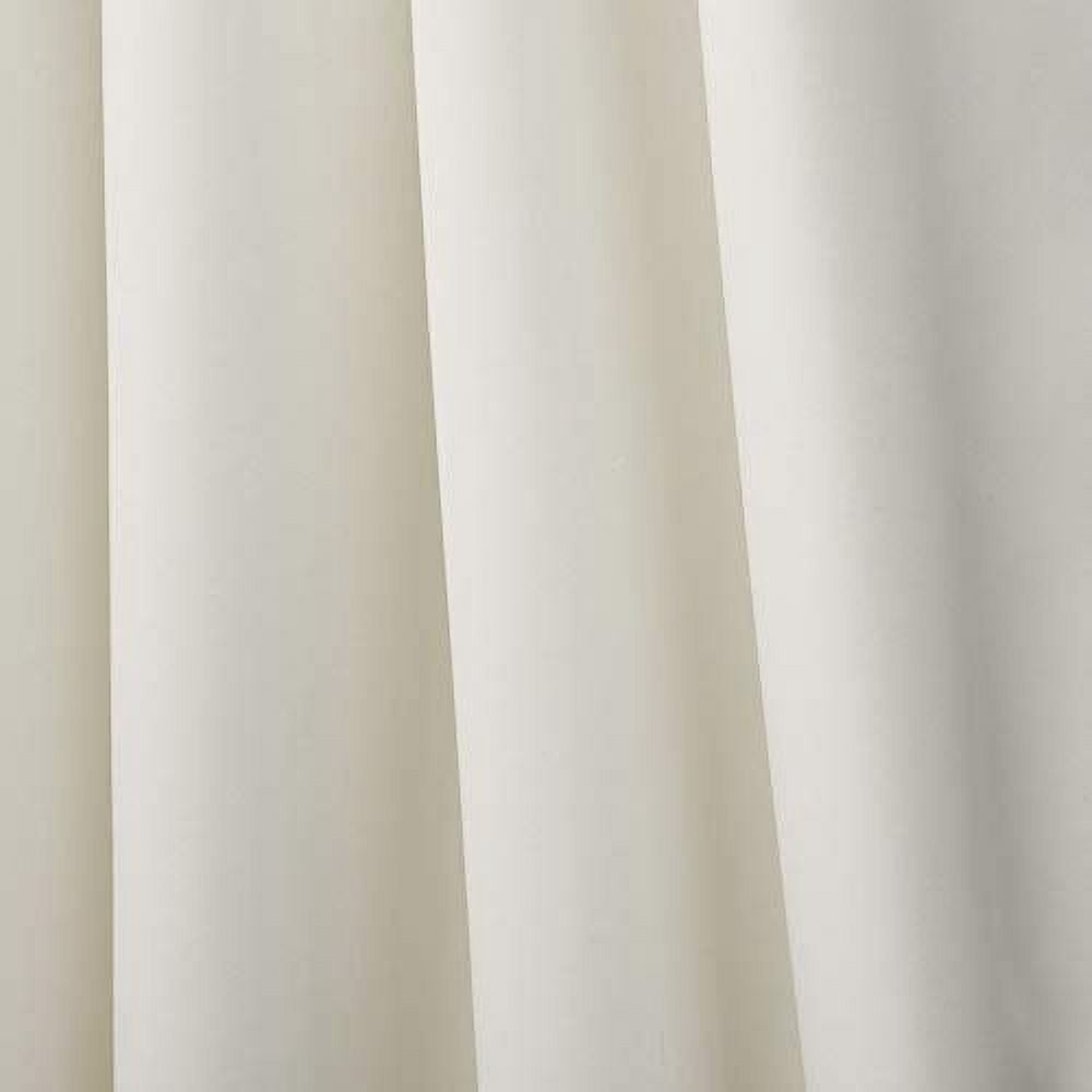 Exclusive Home Academy Total Blackout Grommet Top Curtain Panel Pair, 52"x108", Ivory