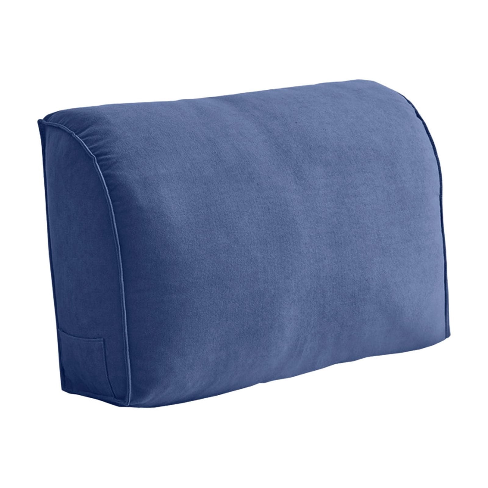Wedge Pillow for Back Support,Sofa Back Cushion & Headboard Pillow, Lumbar Support Reading Pillow with Removable Cover for Living Room Couch(23.62*7.87*17.72Inch)