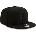 thumbnail image 3 of Gorra Snapback New Era MLB 9FIFTY San Diego Padres, color negro, 3 of 5
