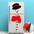 thumbnail image 4 of Etiqueta engomada del refrigerador Sunnimix Muñeco de nieve PVC magnético Imanes de nevera 20 × 30 cm, 4 of 8