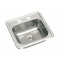 Proflo Pfsr151561 15" Single Basin Drop In Stainless Steel Kitchen Sink - Stainless Steel