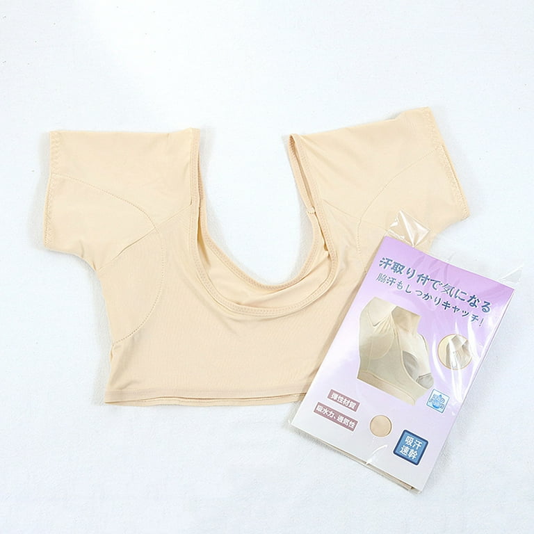 Zoomarlous Bra With Build in Sweat Pads Reusable Armpit Sweat Absorption  Washable Sweat Vest for Women Girls Ladies Outdoor 