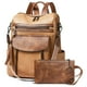 thumbnail image 1 of Mochila Shrie Fashion de piel para mujer, color negro, 1 of 6