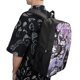 thumbnail image 5 of Kuromi-theme Backpack, Campus style schoolbag Bookbag with Adjustable Shoulder Straps And Large Zip Compartment, Unisex Travel Bags., 5 of 6