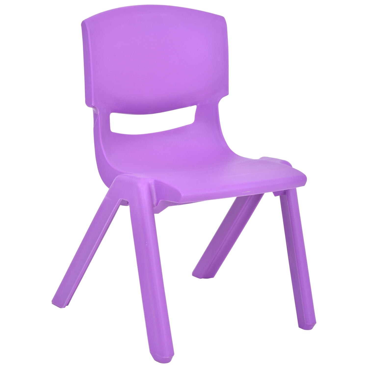 JOON Stackable Plastic Kids Learning Chairs, Purple, 20.5x12.75X11