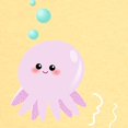 thumbnail image 3 of CafePress - Cute Pink Octopus T Shirt - Cute Toddler T-Shirt, 100% Cotton, 3 of 4