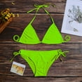thumbnail image 4 of Xhshgfbi Women Swimsuit Sets Two Piece Push Up Swimsuit Green M, 4 of 5