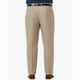 thumbnail image 4 of Haggar Mens Pants 44X30 Classic Non-Wrinkle Dress Stretch   Beige 44, 4 of 9