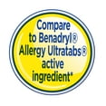 thumbnail image 3 of Equate Allergy Relief Diphenhydramine HCl 25 mg Antihistamine Tablets, 365 Count, Compare to Benadryl® Allergy Ultra tab® Active Ingredient, 3 of 11