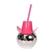 thumbnail image 1 of Vaso de fiesta sombrero de vaquero Cateissary mezclilla rojo rosa, 1 of 6