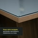thumbnail image 5 of Mesa de Comedor Cuadrada Madesa 5363 con Tapa de Cristal MG, 5 of 6