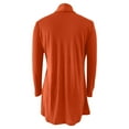 thumbnail image 5 of DHFJKG Womens Cardigan Sweaters Knitted Solid Color Long Sleeve Loose Fit Open Front High-Low Jackets Lightweight Stylish Outerwear, 5 of 9