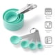 thumbnail image 3 of 8PCS Cucharas medidoras Juego de tazas medidoras para ingredientes secos y líquidos Utensilios para hornear Juego de utensilios de cocina resistentes al calor de acero inoxidable Utensilios de cocina yeacher natural, 3 of 7