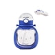 thumbnail image 4 of Botella deportiva con pajita y correa ajustable para leche, jugo, té y agua Azul, 4 of 9