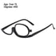 thumbnail image 1 of Gafas de lectura bifocales de montura plegable giratorias – Gafas lectoras de maquillaje cosmético de doble cara para maquillaje de precisión en los ojos, 13,4x4,2 cm, 1 pack, 1 of 9