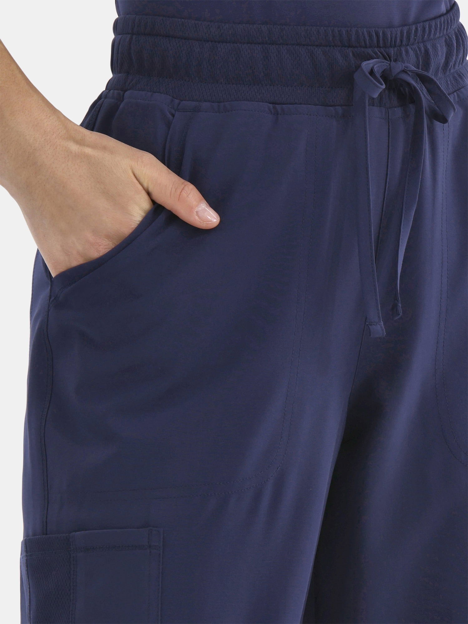 Scrubstar Performance Women’s Antimicrobial Drawstring Cargo Straight Leg Scrub Pant, Sizes XS–3XL