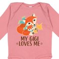thumbnail image 4 of Inktastic My Gigi Loves Me Fox Grandchild Boys or Girls Long Sleeve Baby Bodysuit, 4 of 5