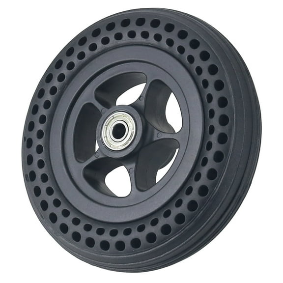 6 inch 6 x 1 1/4 Electric Scooter Solid Tire with Wheel Hub For 6*1 1/4 Inflation Tire Wheelchair Pneumatic Gas Mini Electric Scooter Accessories