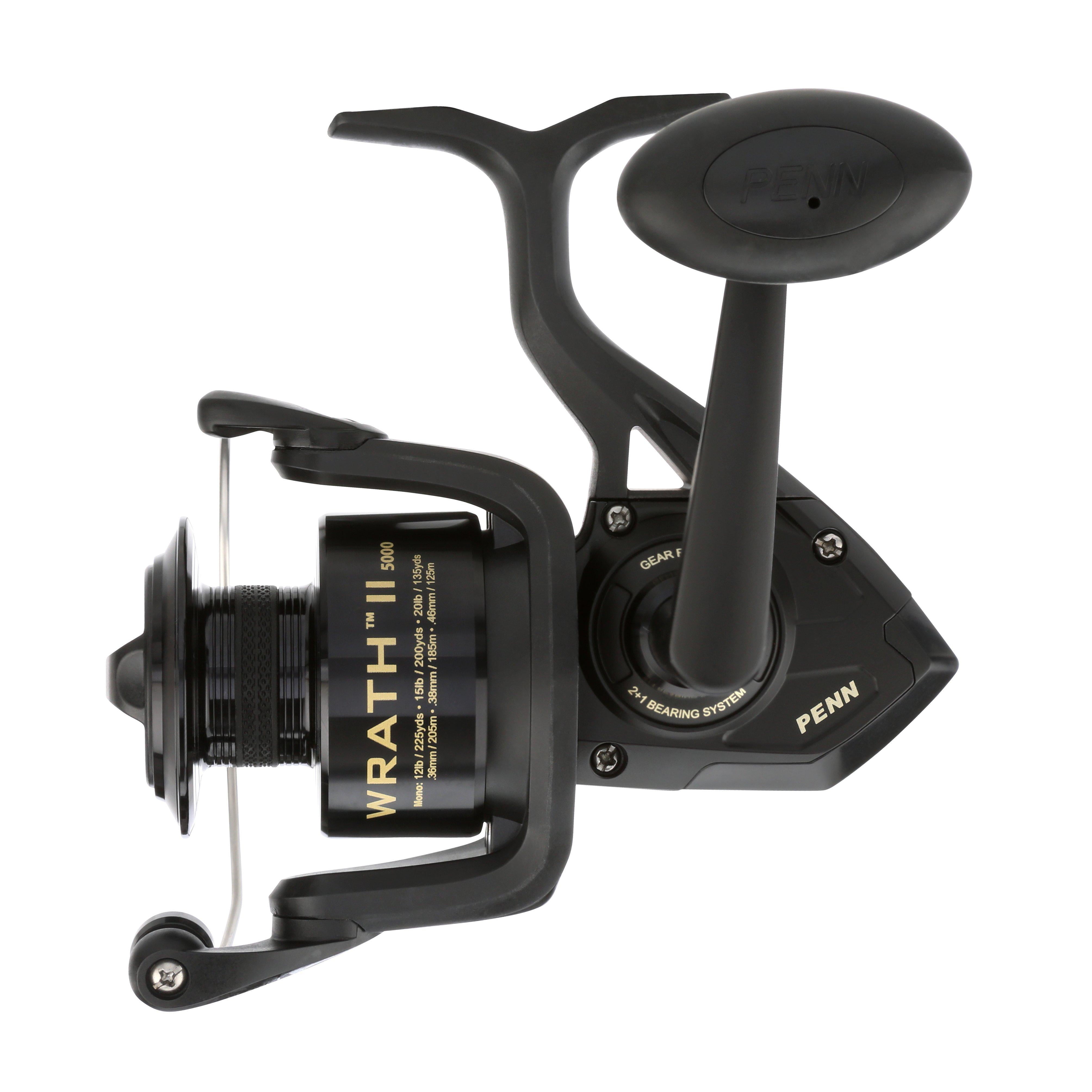 PENN Wrath II Spinning Fishing Reel, 5000 Size Reel