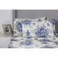 thumbnail image 3 of Melange Home Toile 400 Thread Count 100pct Cotton Sheet Set, 3 of 3
