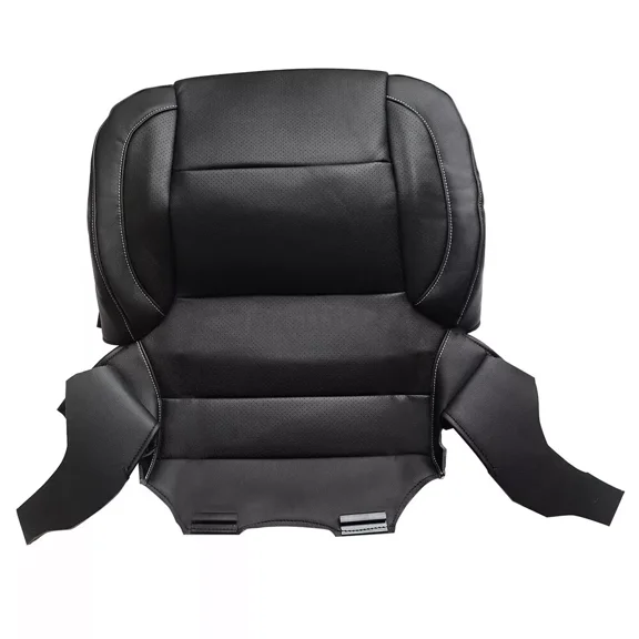 Aniceparthy Driver or Passenger Bottom Seat Cover for 2014-2019 GMC Sierra 2500HD 3500HD Jet Black Perforated