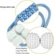 thumbnail image 2 of Magnetic Curtain Tiebacks (2 Pack) Pearl Ball Curtain Magnetic TieBacks Weave Rope Drape Tie Backs for Home, Office, Hotel Window Decorative, golden, 2 of 5