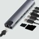 thumbnail image 2 of Adaptador de puerto Ethernet 8 en 1 USB C Hub 100m para computadora portátil Macbook Notebook, 2 of 6