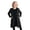 Black*, variant on RUTAYY Girls Long Full Zip Hoodie Cardigan Basic Solid Color Long Sleeve Casual Square Patch Pocket Sweatshirt Jacket for Kids Khaki
