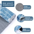thumbnail image 2 of Hasoo Contemporary Geometric Diamond Area Rug, 5' x 7', Blue, 2 of 5