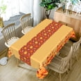 thumbnail image 2 of Tchckioa Tablecloth for Kitchen Dining,Maple Leaf Pumpkin Waterproof Table Cover(Orange,Rectangle 52x70 Inch), 2 of 6
