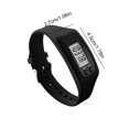 thumbnail image 2 of EstbridgeLed Pedometer Bracelet Wrist Calorie Counter 12/24H Time Display Walking Running Pedometer Multi-function Silicone Step Tracker for Adults, 2 of 10