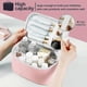 thumbnail image 3 of Makeup Bag Portable Travel Cosmetic Bag for Women, Beauty Zipper Makeup Organizer PU Leather Washable Waterproof, 3 of 4