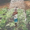 thumbnail image 3 of Protoiya Spiral Rain Gauge,Garden Rain Water Meter Measuring with Metal Frame,Decoration for Outdoor Garden Lawn Backyard,7inch Capacity Glass Spiral Rain Gauge, 3 of 6