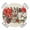 Beige, variant on Christmas Poinsettia Round Tablecloth for 45-54 Inch Tables,Fitted Table Cover with Elastic Edge,Xmas Floral Pine Cones Winter Waterproof Outdoor Table Cloth Protector for Patio Garden Dinner Picnic