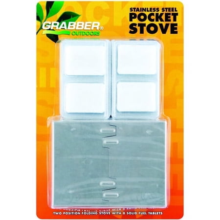 Grabber Stainless Steel Pocket Stove