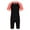 Watermelon Red&Black, variant on iiniim Kids Girls One Piece Surfing Wetsuit Zip Front Shorts Swimsuit UV Sun Protection Rash Guard Swimwear Watermelon Red&Black 4